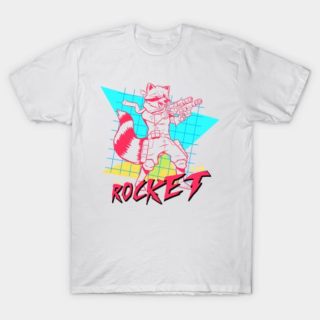 Rocket Racoon T-Shirt by Jetnder